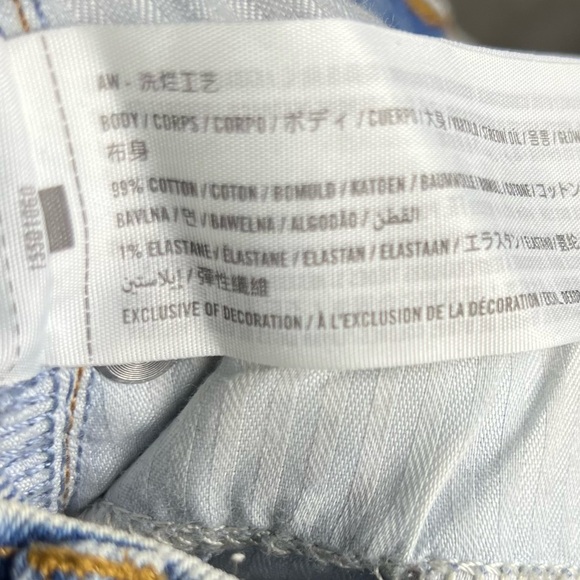 Abercrombie&Fitch Jeans Womens 25 The 90s Straight Ultra High Rise Acid Wash - Picture 6 of 6